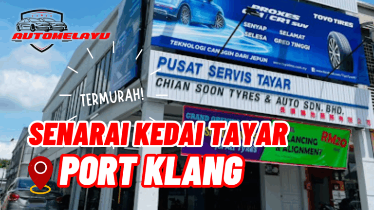 7 Kedai Tayar Port Klang Termurah