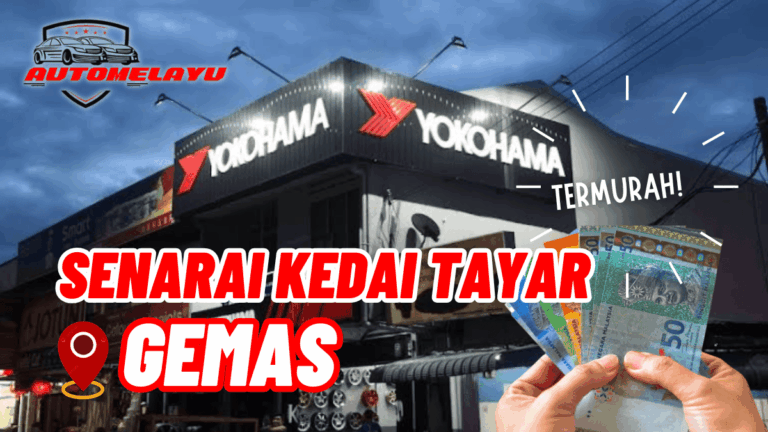 MURAH! Senarai Kedai Tayar Gemas Berkualiti