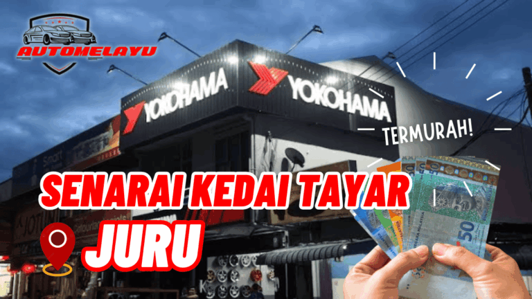 Senarai Kedai Tayar Juru Termurah